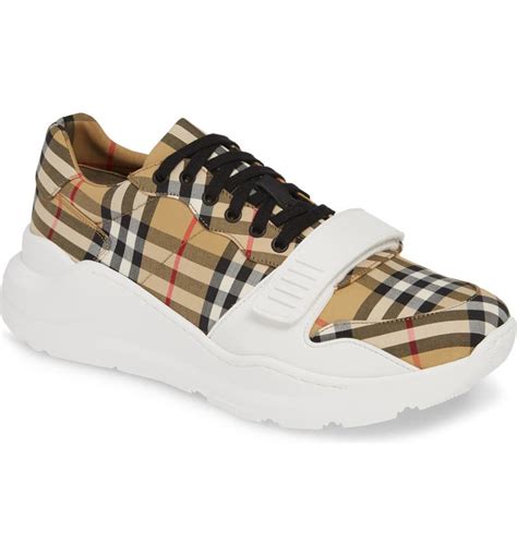 burberry men's sneakers|burberry regis sneakers men's.